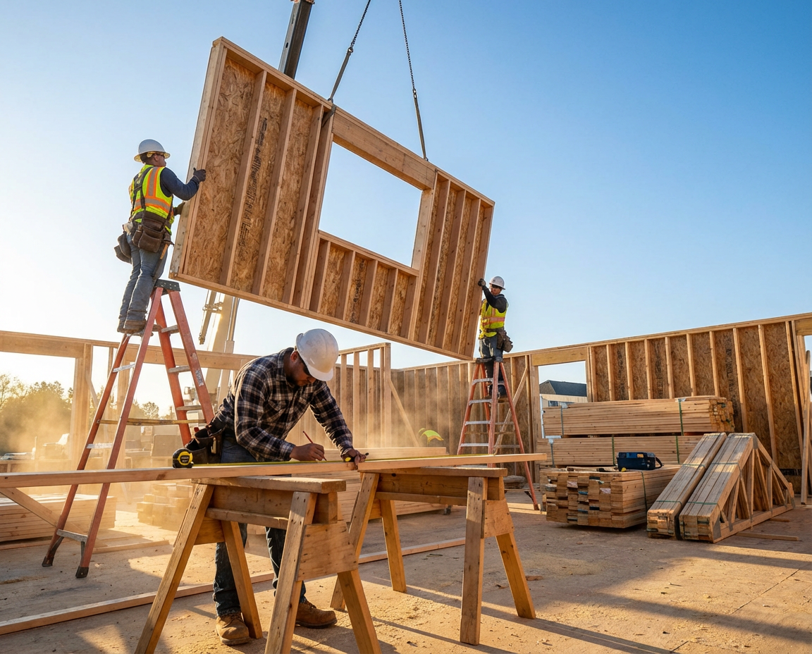 Service professional at work